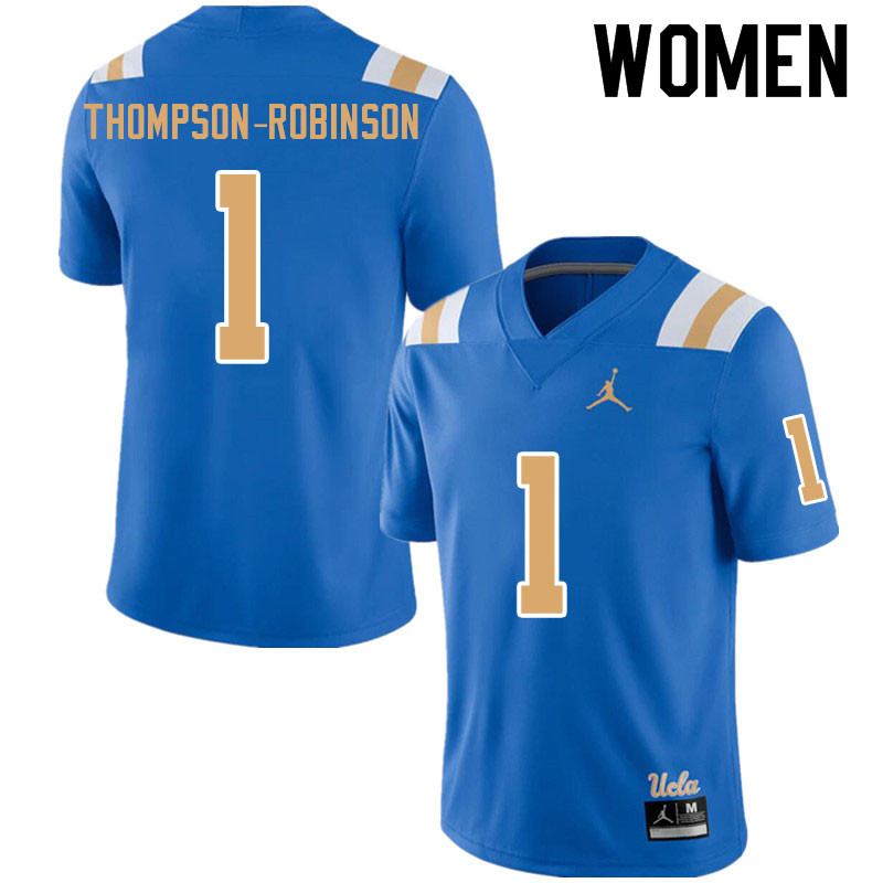 Jordan Brand Women #1 Dorian Thompson-Robinson UCLA Bruins College Football Jerseys Sale-Blue